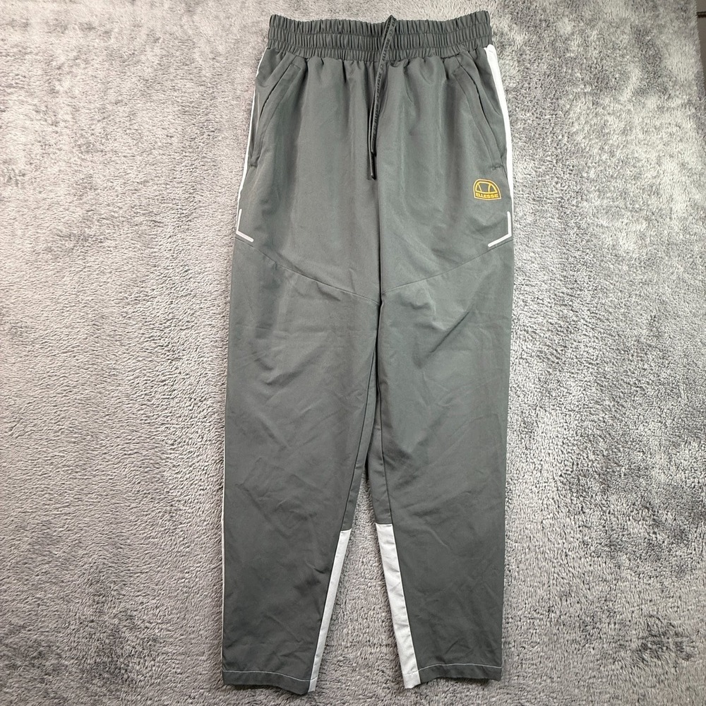 Ellesse Palavo Track Pants Mens L Gray Athletic Joggers Stretch Waist Sports - Picture 1 of 10